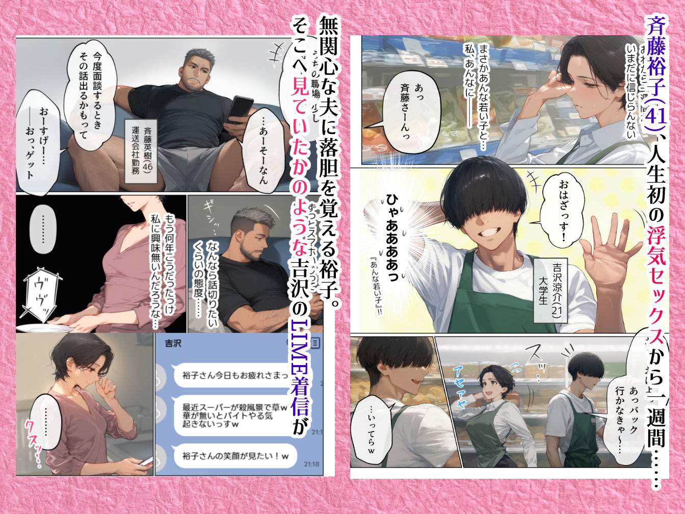 バ先のパート主婦(41)とセフレになったので週三で濃厚変態セックスを仕込んだら乳首ピアスと肛門で発情するド変態主婦になった話 サンプル画像1
