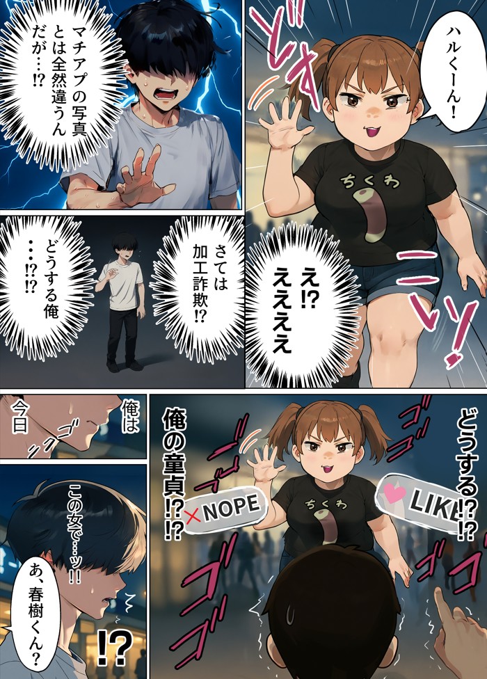 【実話】童貞マチアプ体験記!冴えないエンジニア(23)が愛を証明するまでwww サンプル画像17