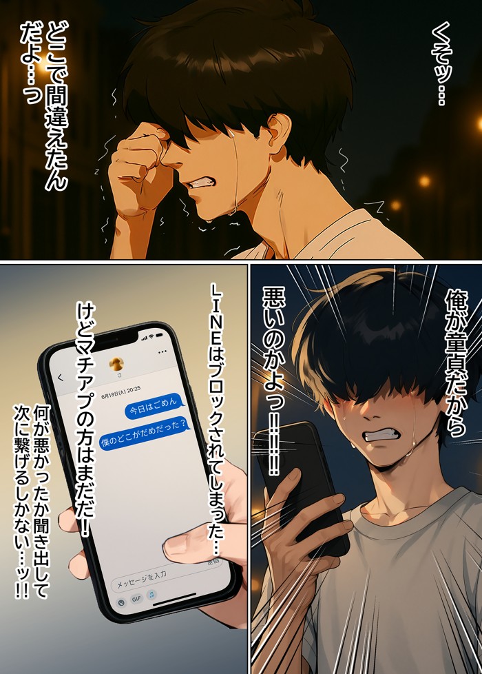 【実話】童貞マチアプ体験記!冴えないエンジニア(23)が愛を証明するまでwww サンプル画像26