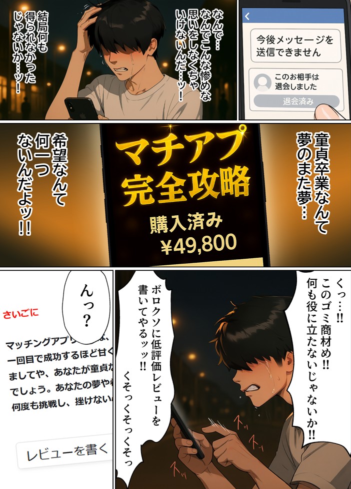 【実話】童貞マチアプ体験記!冴えないエンジニア(23)が愛を証明するまでwww サンプル画像31