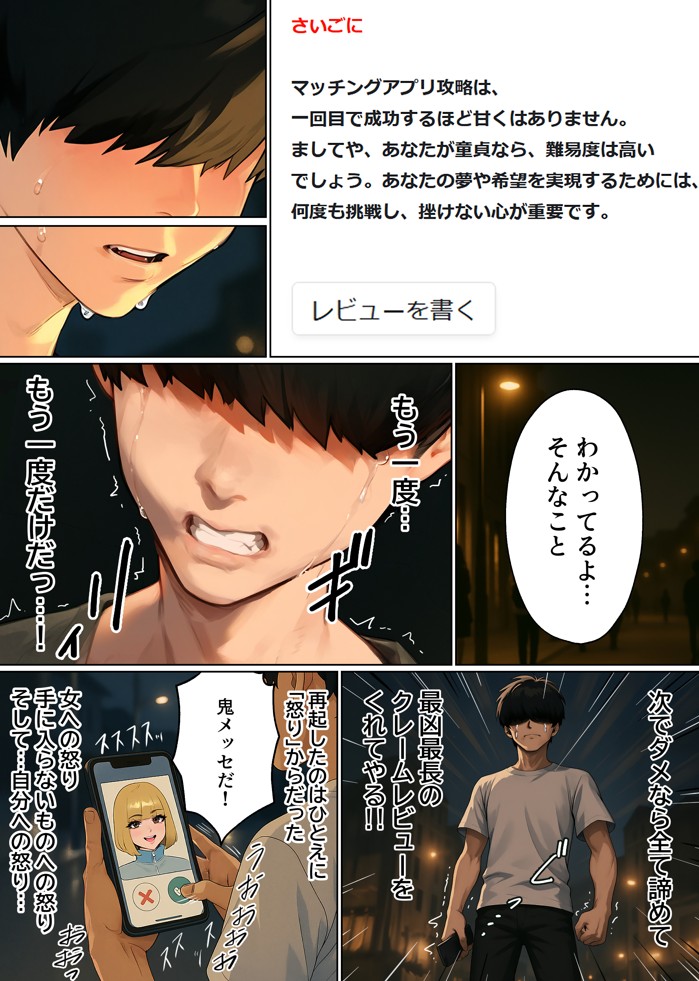 【実話】童貞マチアプ体験記!冴えないエンジニア(23)が愛を証明するまでwww サンプル画像32