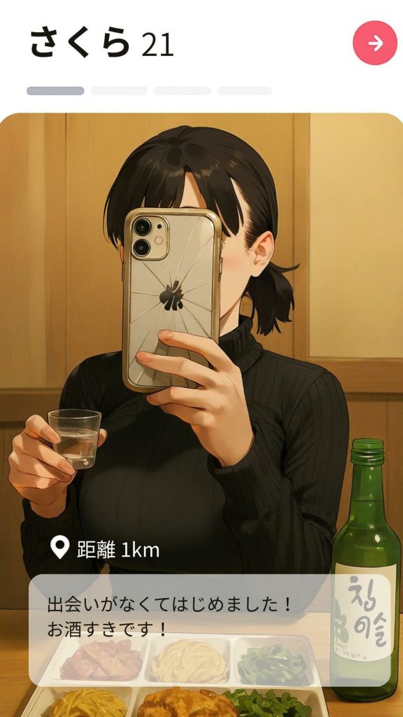 【実話】引っ越し見積もり中、新人ちゃん（22）のバキバキスマホにマチアプ通知！ヤリモク男子から「俺が」守らなきゃwww サンプル画像11