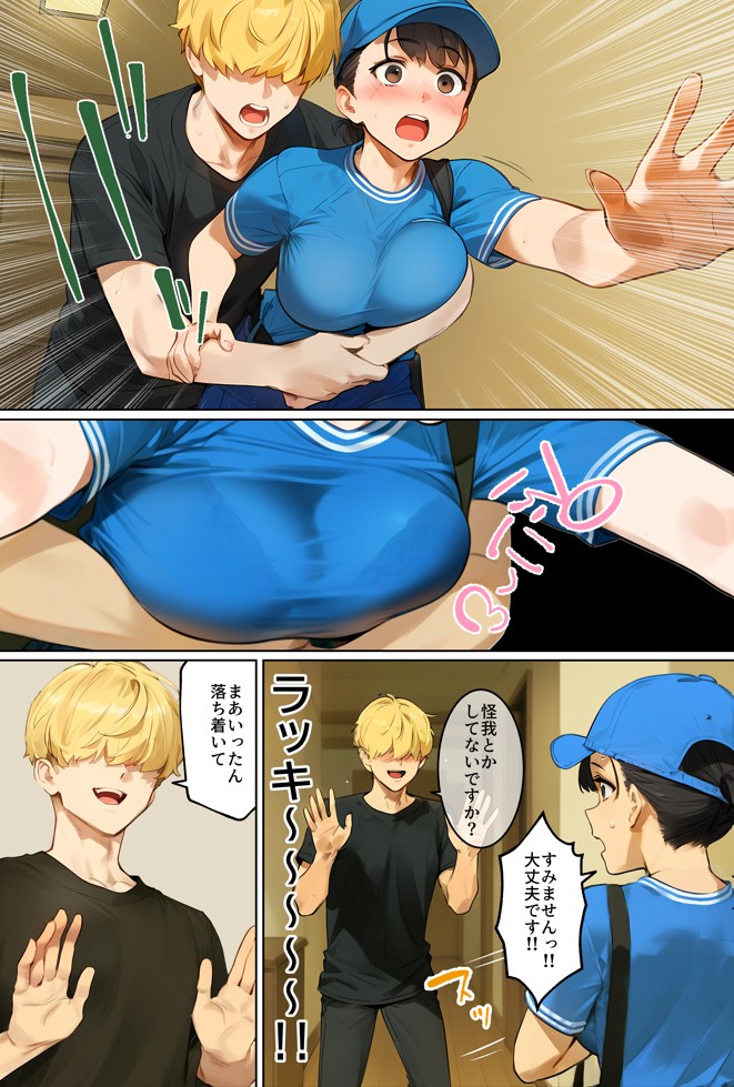 【実話】引っ越し見積もり中、新人ちゃん（22）のバキバキスマホにマチアプ通知！ヤリモク男子から「俺が」守らなきゃwww サンプル画像20