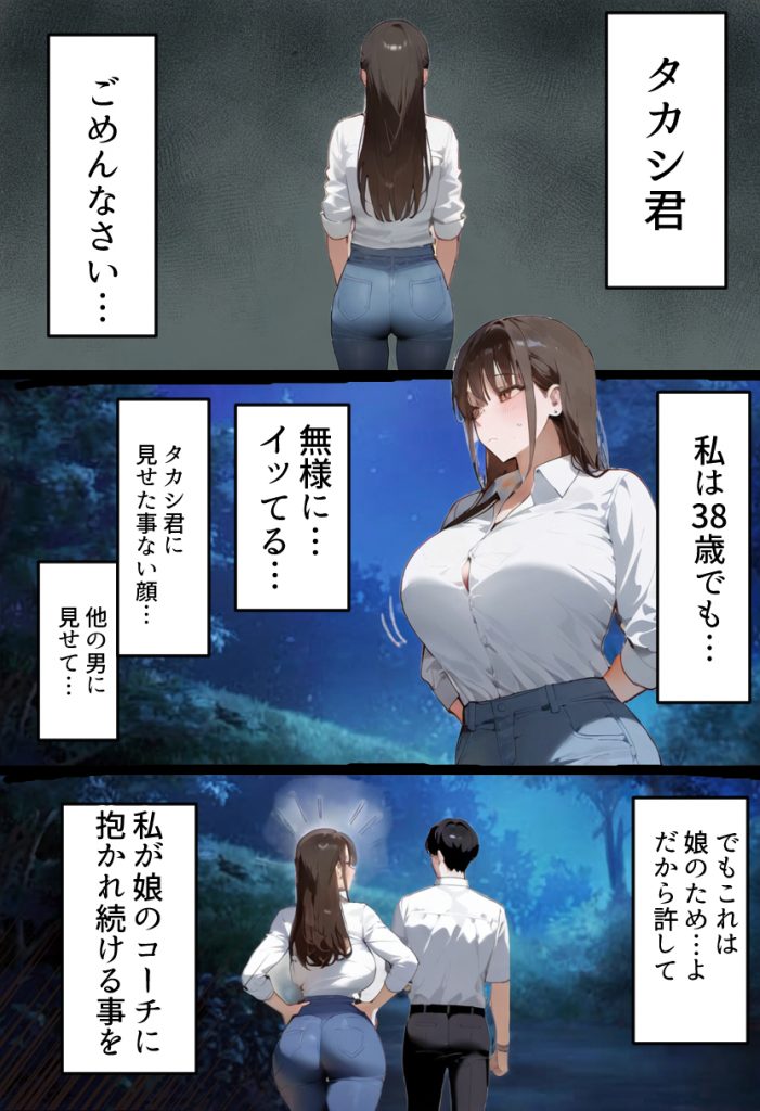 元陸上ママ(38)娘庇い糞コーチから乳首調教!サンプル画像30