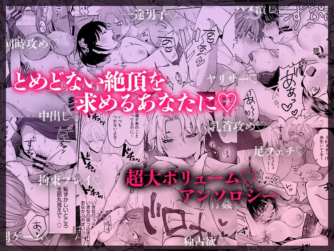 ハメ堕ち《無限》絶頂♡セレクション 〜どちゅどちゅ抱き潰し♡メロい男も♡どすけべプレイも♡ぜんぶ盛り♡女子のための濃厚えっち大集合♪♪ サンプル画像9