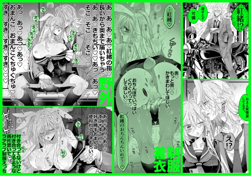 ターシャリトランスストレンジ*絶世の美女(元ヤン総長)が絶世の美男×2(敵対チーム総長)+(幼馴染)に執着溺愛される話 サンプル画像68