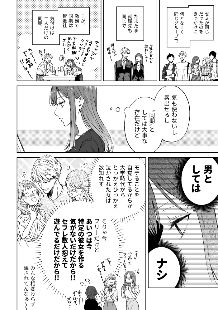 セフレはアリ、恋はナシ!のはずが、遊び人同期が本気で落としにきます サンプル画像5